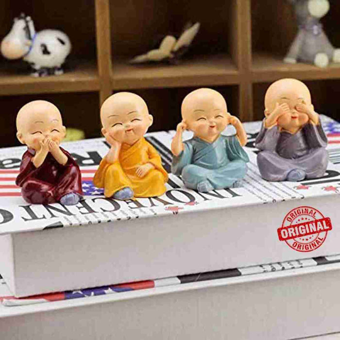 Budhdha Monk Statue (set of 4)
