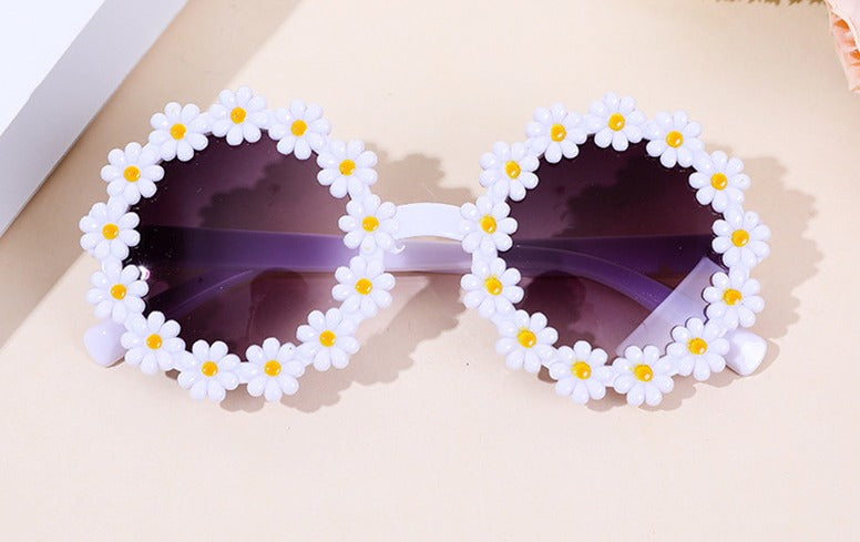 Cute Flower Design Sunglass for Kids (1 pc)