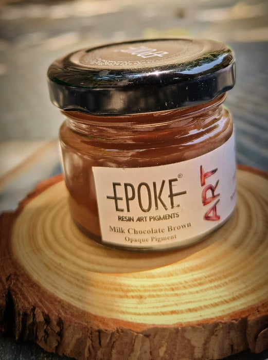 Milk Chocolate Brown Opaque Mini Resin Pigment Paste – 25g