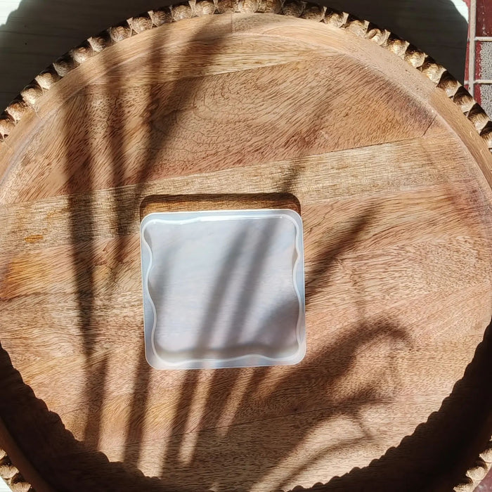 Square Coaster Mould - DIY Silicone Mould - 10cm | 4 inch