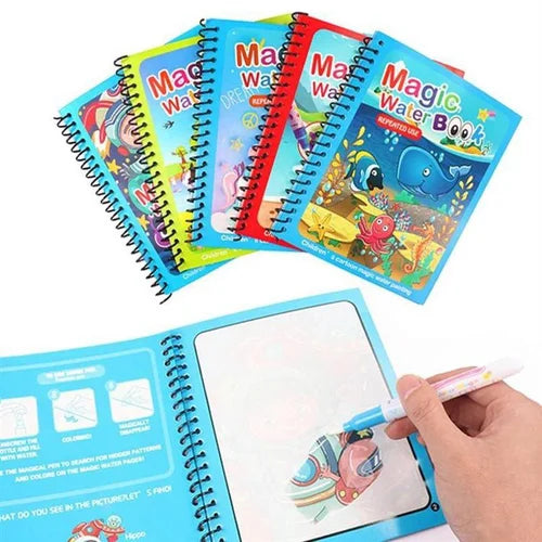 Magic Water Coloring Book