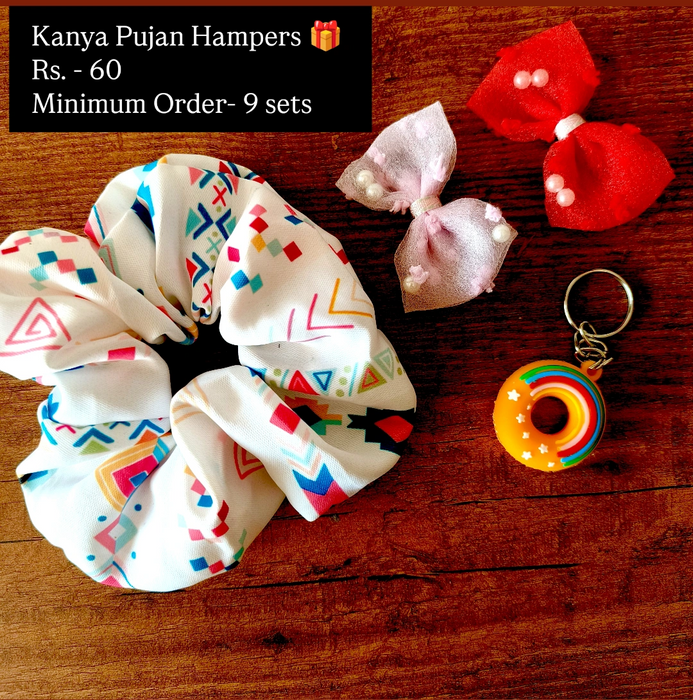 ๐ธ Kanjak Special Gift Hamper โ Festive Delight for Little Girls! (Set of 3)๐ธ