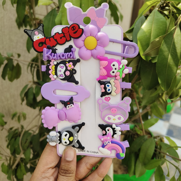 Kuromi Cutie 🏴☠️ 😈Hair accessories set 💜