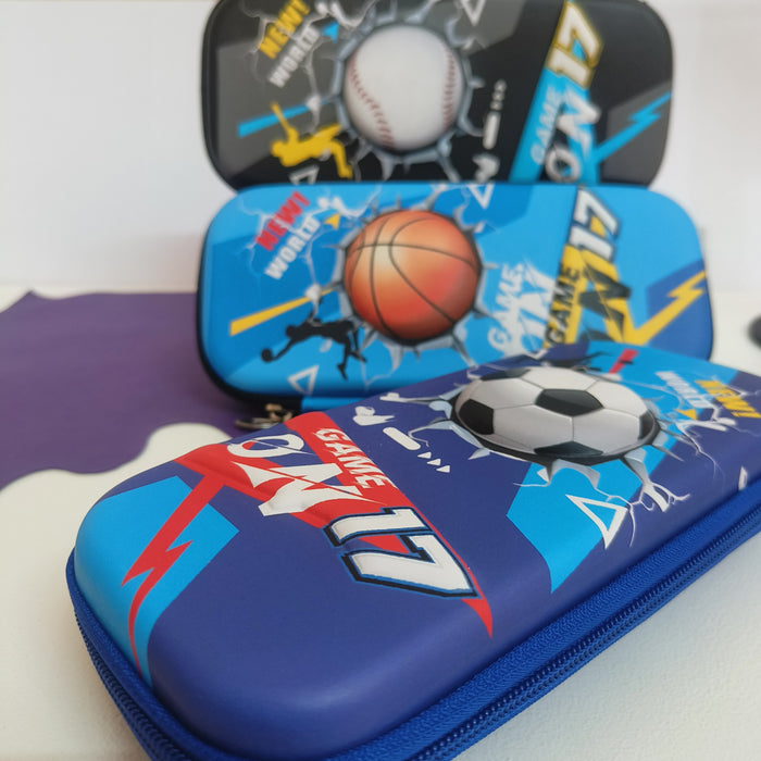 3D Pencil Box ⚽⚾🏀