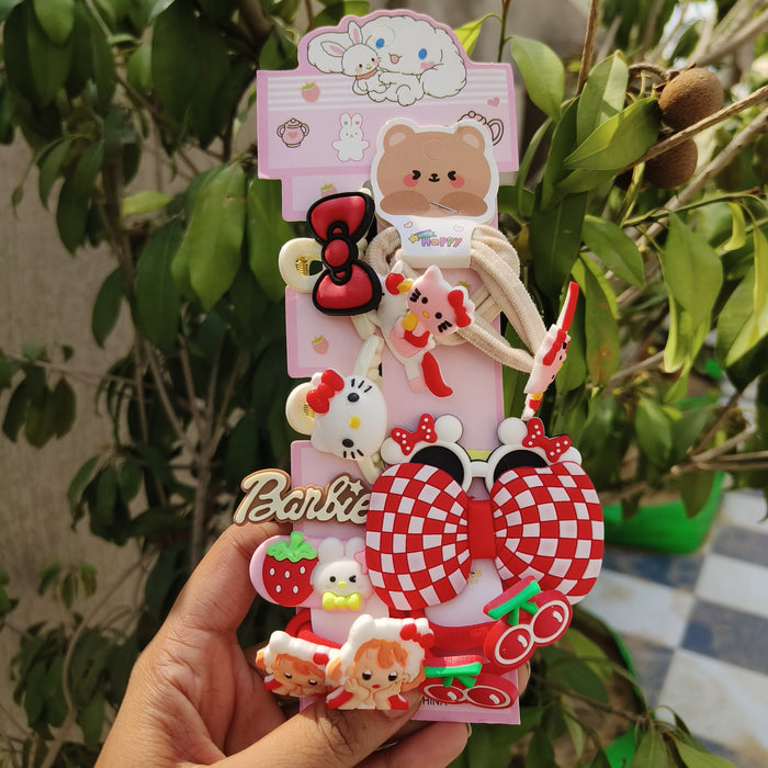 Hello Barbie kitty 🐈 Hair accessories set ❤️