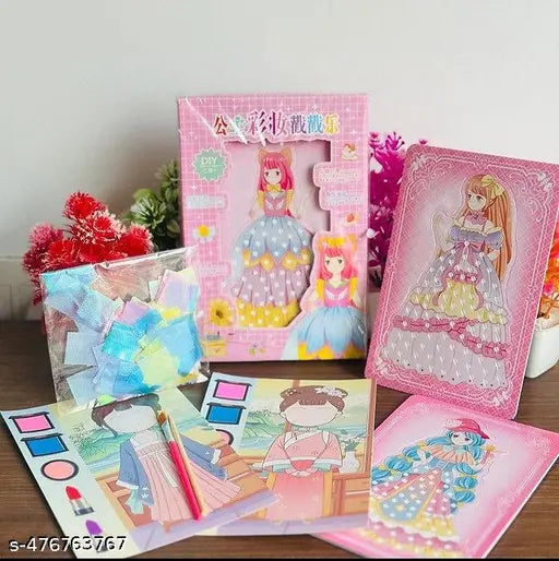 Fairy Theme Puzzle Puncture Painting with Poking, Craft Activity ✨🎀