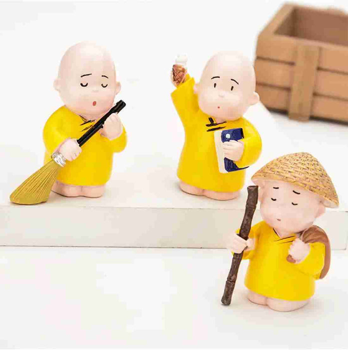 Cute Baby Monk Buddha (set of 3) ✨