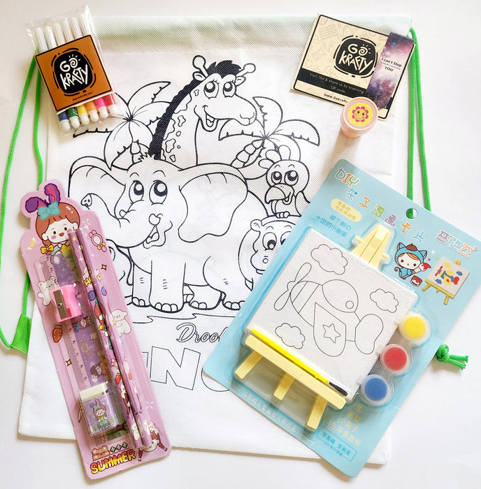 🎨 GoKrafty Artistic Gift Set – Creative Fun & Quality Stationery for Kids! 🎨