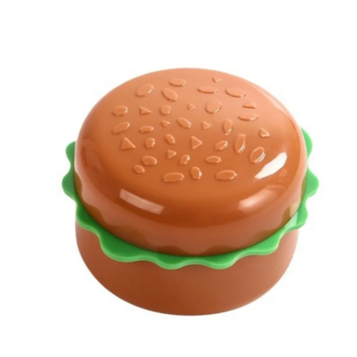 🍔 Burger-Shaped Pencil Sharpener for Kids 🍔 - Pack of 2