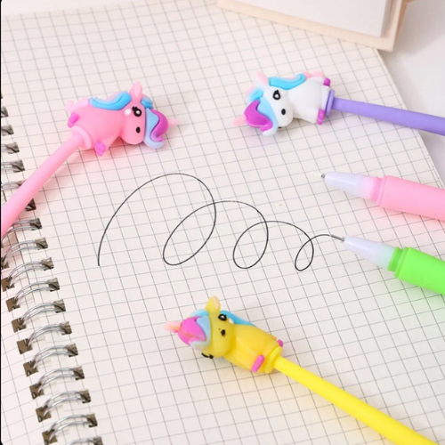 🦄Unicorn Theme Gel Pen for Kids – 0.38mm - Pack of 2