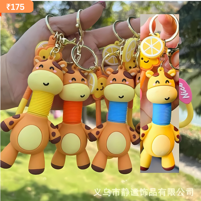 Cute Foldable Neck Keychain