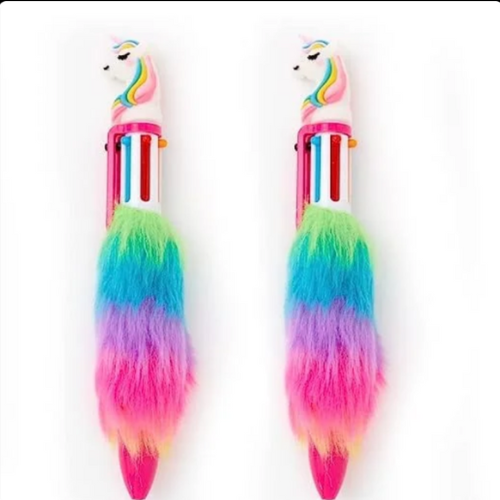 Unicorn Fur Pen for Kids – 0.38mm Gel Pen