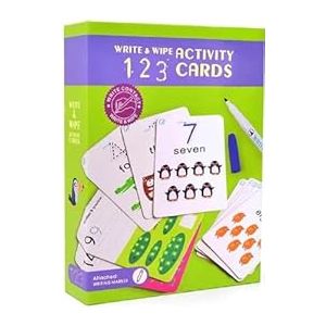 Reusable  Activity Flash Cards - 123 Number