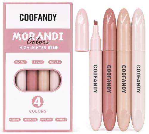 Morandi Pastel Highlighter Set 4 colours