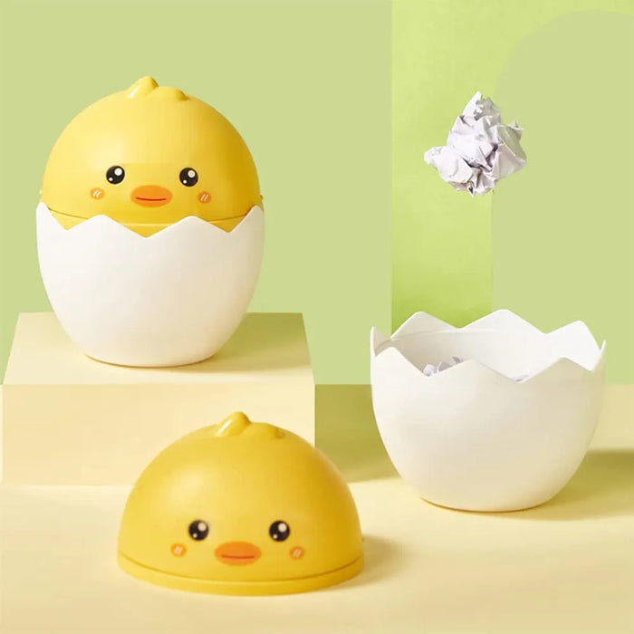 🐣 Broken Egg-Shaped Duck Dustbin – Cute &amp; Functional! 🗑️✨