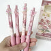 Rose Gel Pens writing