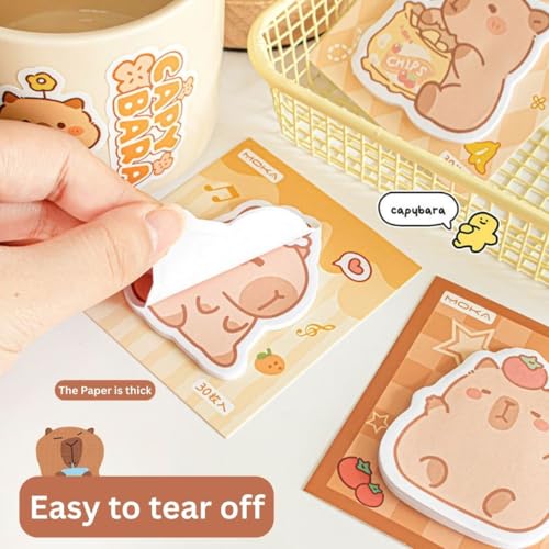 Capybara Sticky Notes sheets