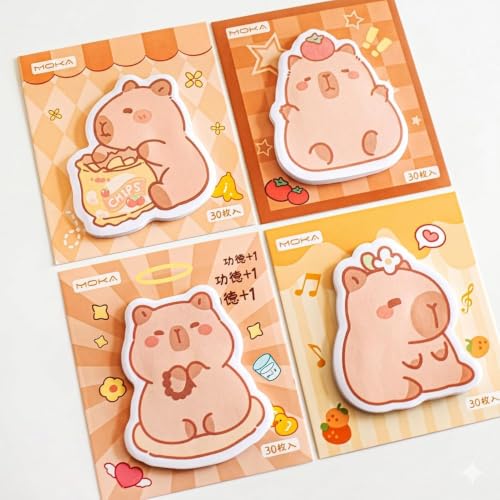 Capybara Sticky Notes Pack of 2