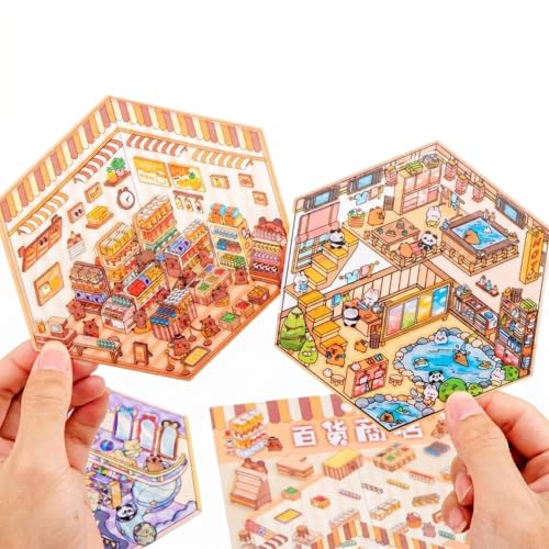 3D Sticker Sheets detail
