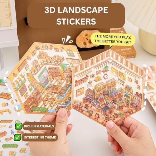 3D Sticker Sheets scrapbook