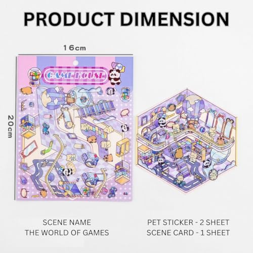 3D Sticker Sheets journaling use