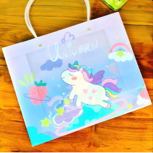 🦄 PVC Unicorn Carry Bag