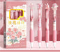 Rose Theme Gel Pen Set Pack of 4