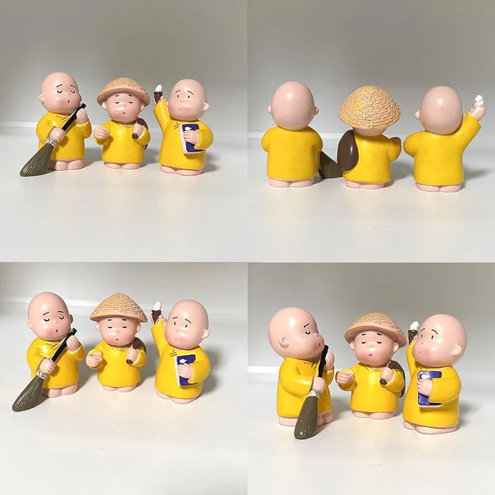 Cute Baby Monk Buddha (set of 3) ✨
