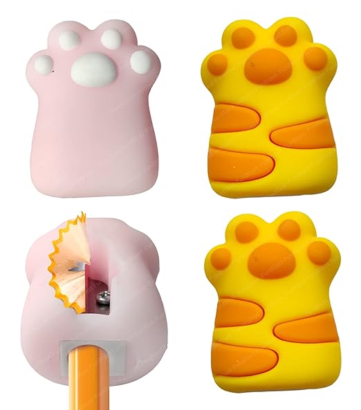 Kawaii Cat Paw Pencil Sharpener 🐾✏️