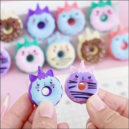 Donut Unicorn Eraser Set – Pack of 2 🦄🍩