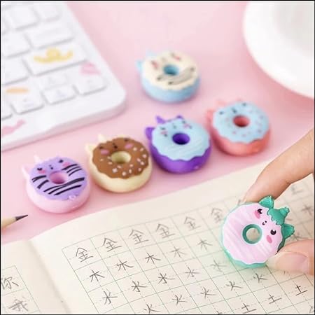 Donut Unicorn Eraser Set – Pack of 2 🦄🍩