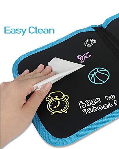 Erasable Doodle Slate Kit – Drawing Book with Colors & Wet Wipes for Kids