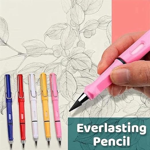 Pen Shape Pencil - Everlasting Inkless Reusable (Pack of 3)