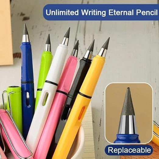 Pen Shape Pencil - Everlasting Inkless Reusable (Pack of 3)