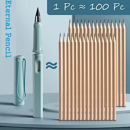 Pen Shape Pencil - Everlasting Inkless Reusable (Pack of 3)