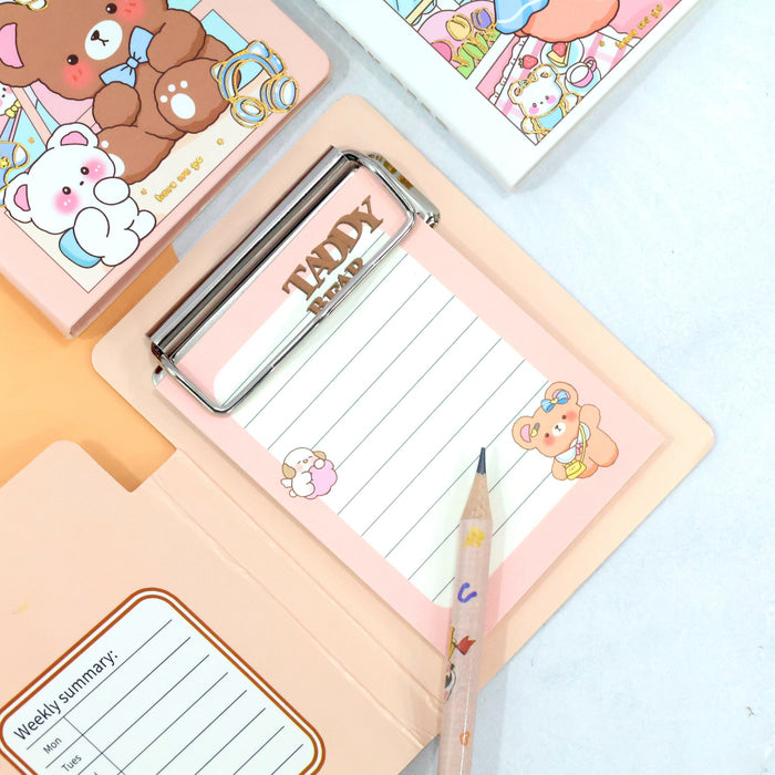 Teddy Mini Memo Diary Pad