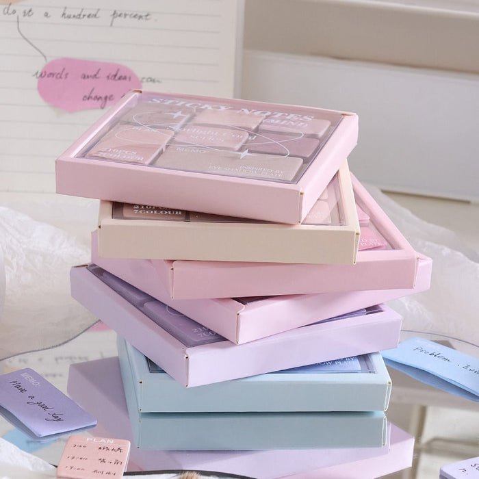Kawaii Makeup Pallet Sticky Notes