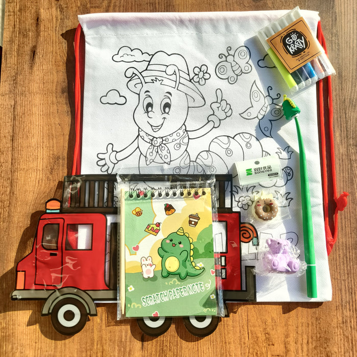 Creative Dino-Themed Gift Set for Little Artists🚒