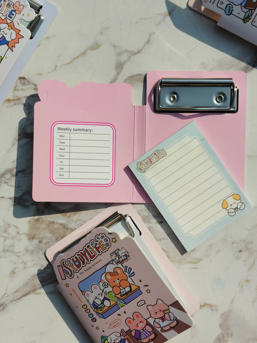 Teddy Mini Memo Diary Pad