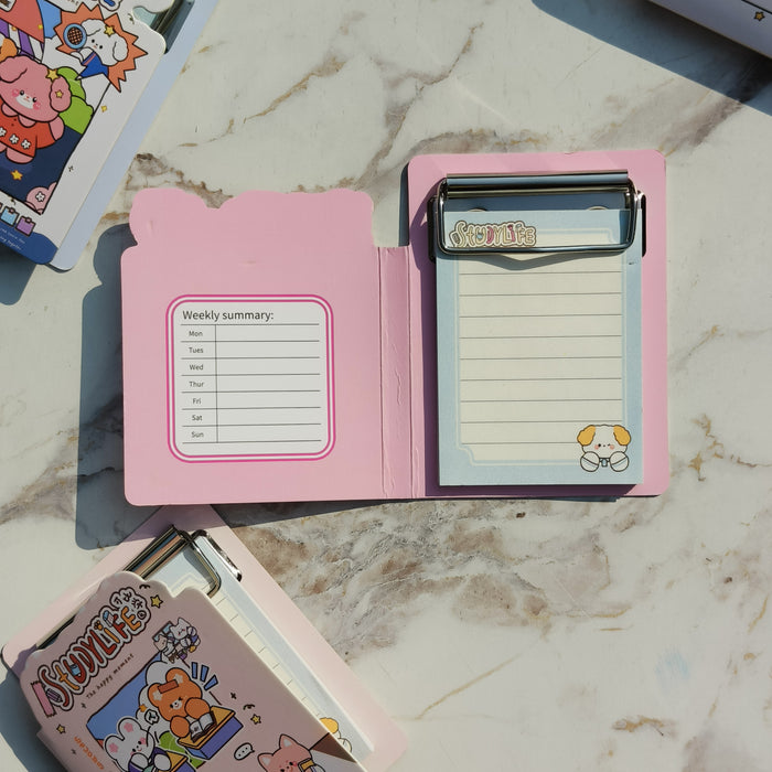 Teddy Mini Memo Diary Pad