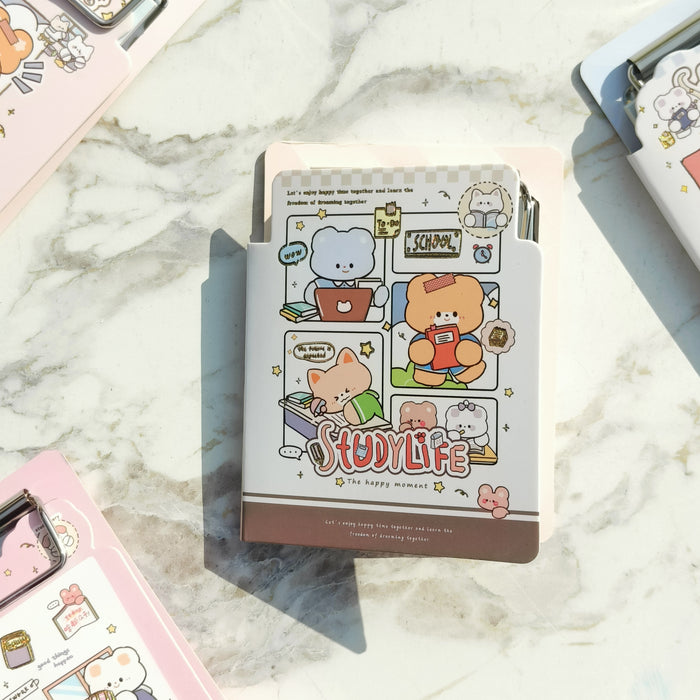 Teddy Mini Memo Diary Pad