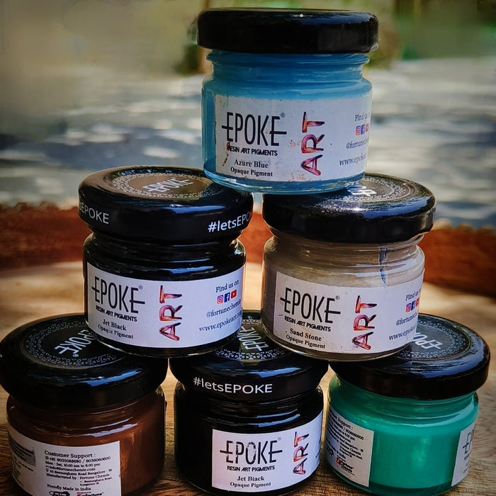 Aquamarine Opaque Mini Resin Pigment Paste – 25g