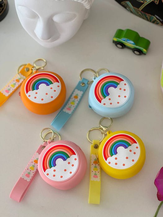 Cartoon Silicone Coin Pouch – Cute Keychain Bag for Daily Use ✨💖