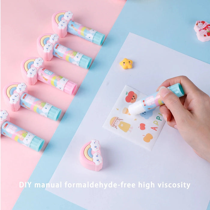 Cute Glue Stick – Whimsical Crafting Essential 🎨🌈