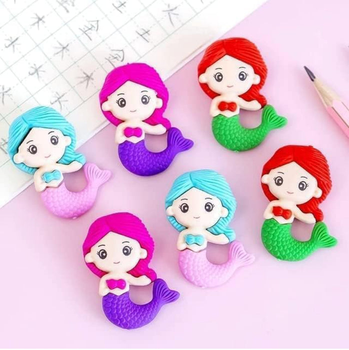 Mermaid Eraser-Pack of 4 🌊🧜