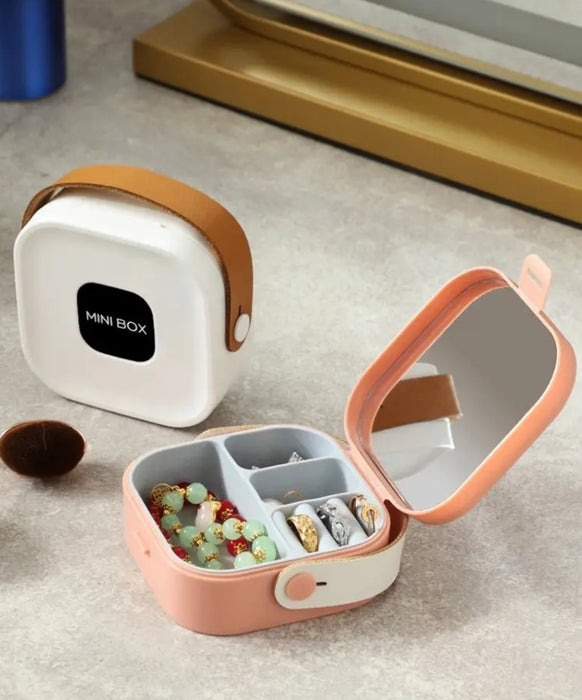 💎 Elegant Mini Portable Jewelry Box ✨