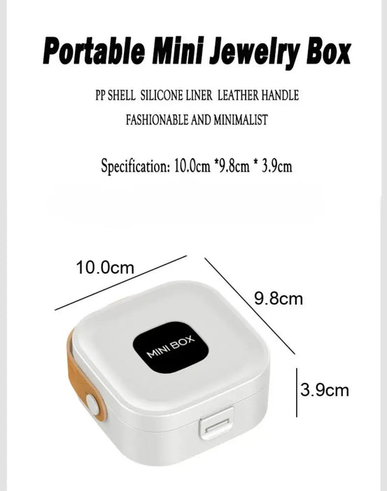 💎 Elegant Mini Portable Jewelry Box ✨