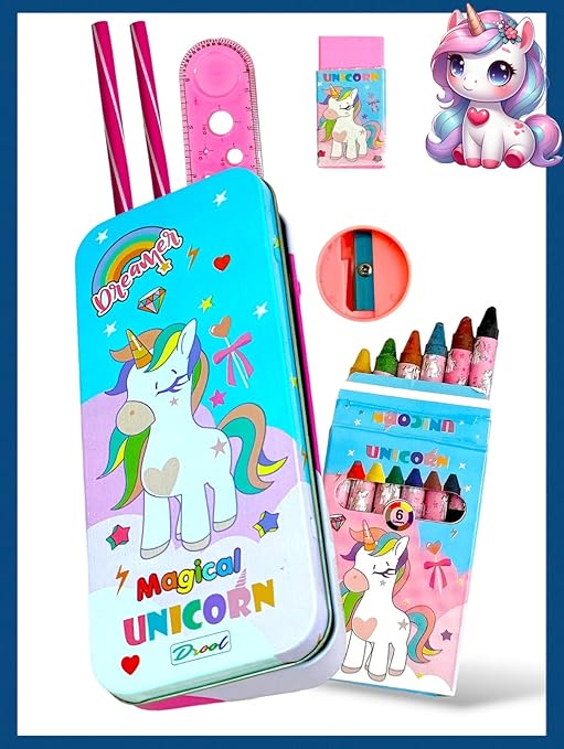 UNICORN Stationery Kit Set for Kids | 7-in-1