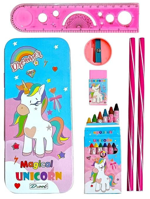 UNICORN Stationery Kit Set for Kids | 7-in-1