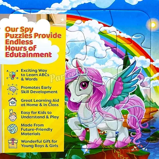 Unicorn Jigsaw Puzzle & Coloring Pad